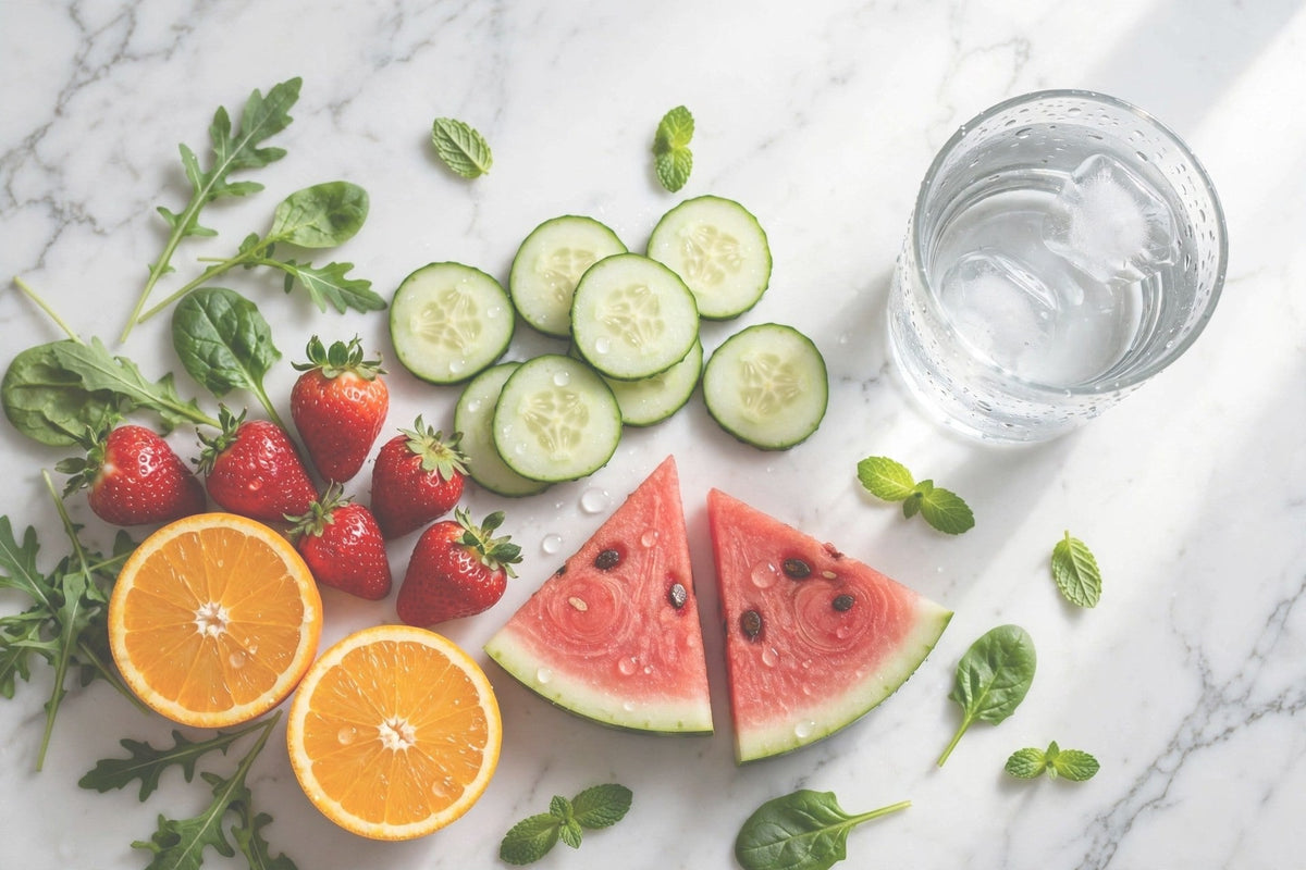 Skin Hydration Also Starts from Within: What to Drink and Eat to Keep Skin Healthy