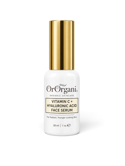 Sérum facial de vitamina C + ácido hialurónico